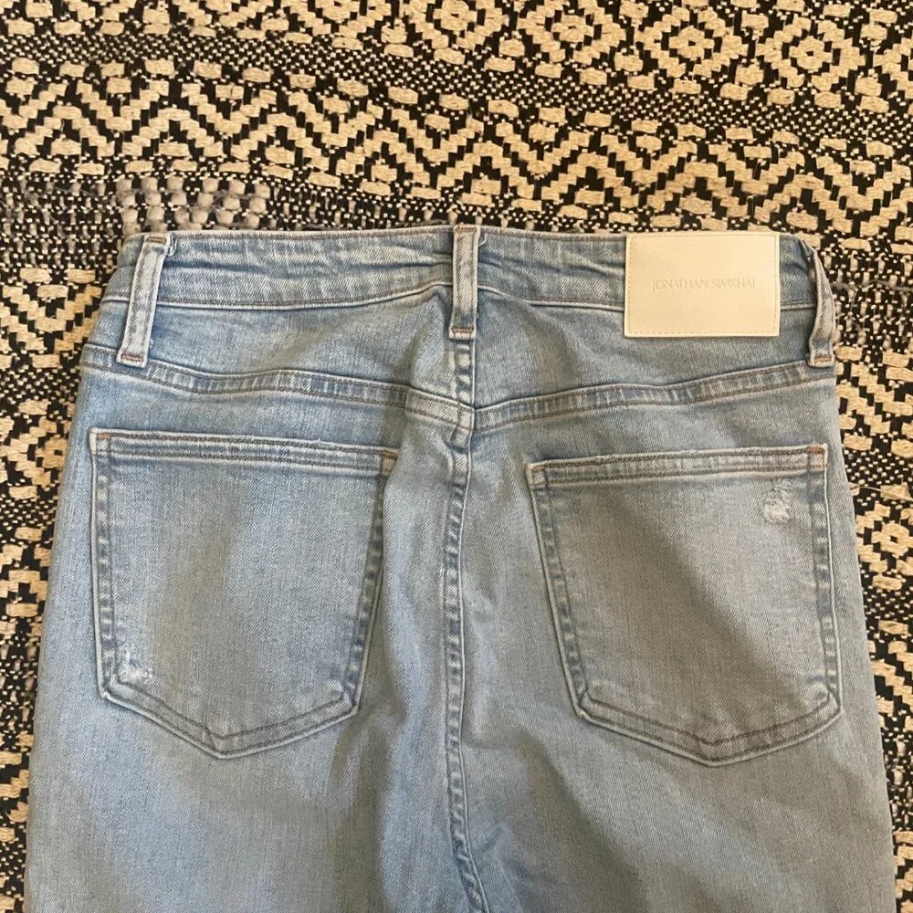 NWT Jonathan Simkhai River Straight Leg Denim – Size 28 - Picture 12 of 13